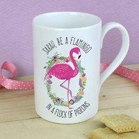 Personalised Flamingo Mug