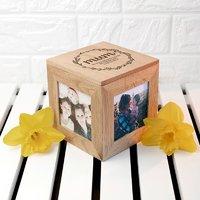 personalised mums photo frame keepsake box