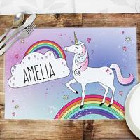 Personalised Kid\'s Unicorn Placemat