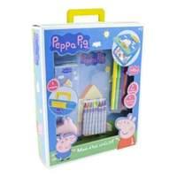 Peppa Pig My Creative Case With 30pc Creative Accessories Kit Blue
