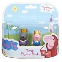 peppa pig once upon a time figure 2 pack george and danny
