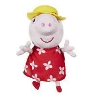 peppa pig holiday time plush peppa in sun hat