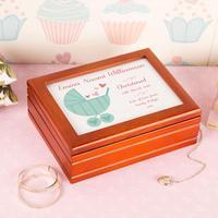 Personalised Baby Pram Musical Jewellery Box