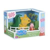 Peppa Pig Peppas Outdoor Fun Swing Playset With Articulated Figure