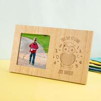 Personalised First Day of School Wooden Photo Frame