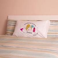 Personalised Worlds Best Hairdresser Pillowcase