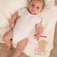 Personalised Baby Blanket: Baby Girl