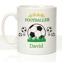 Personalised Footballer Mug