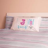 Personalised 18th Birthday Letter Pillowcase For Girls