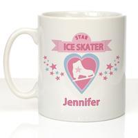 personalised ice skating mug