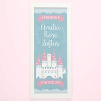 Personalised Princess Castle Framed Print