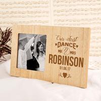 Personalised First Dance Wedding Photo Frame