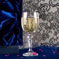Personalised Bridesmaid Wine Glass With Wine Charm and Presentation Box