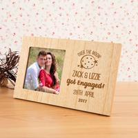 Personalised Engagement Photo Frame
