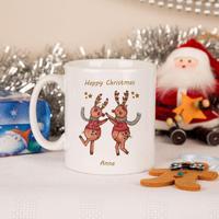 Personalised Reindeer Mug