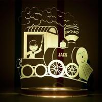 Personalised Train LED Night Light