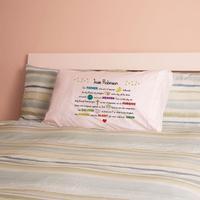 Personalised Lords Prayer Pillowcase