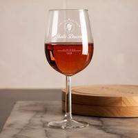 Personalised Limited Edition Label Wine Glass