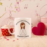 Personalised Communion Girl Mug