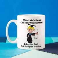 personalised graduation mug for him