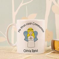 Personalised Communion Angel Mug