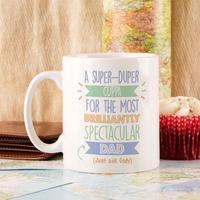 personalised best dadjust ask mug