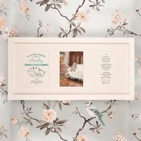 personalised cat memorial frame