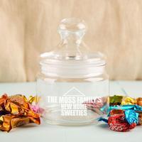 Personalised New Home Sweetie Jar