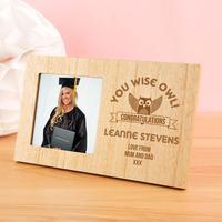 Personalised You Wise Owl Photo Frame