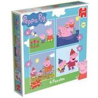 peppa pig 4 in 1 jigsaw puzzles 4 seasons