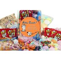 personalised jar of retro sweet classics with 20 designs
