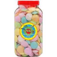 Personalised Full Sized Sweetshop Jar Of Flying Saucers