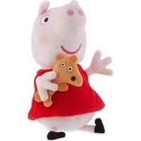 peppa pig supersoft collectable plush toy peppa with teddy