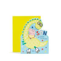 Peppa Pig Son Birthday Card