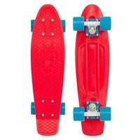 Penny Complete Skateboard - Red / Blue 22\