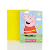 Peppa Pig Sparkling Birthday Card