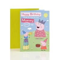 Peppa Pig Mummy Happy Birthday Card