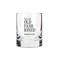 Personalised Whiskey Glasses with Call Me Old Fashioned Print