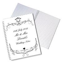 Personalised Ornate Swirl Notebook