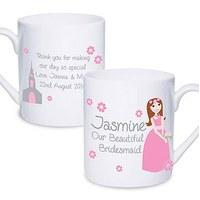 Personalised Fabulous Bridesmaid Mug