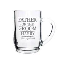 Personalised Father of the Groom Tankard
