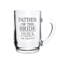 Personalised Father of the Bride Tankard