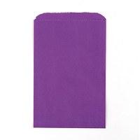 personalised flat paper favour bag pack 25 lavender