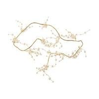 Pearl & Vintage Gold Wire Ornamental Garland