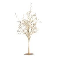 Pearl & Vintage Gold Wire Ornamental Tree
