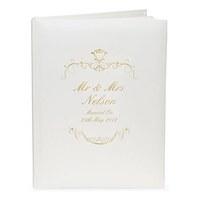 Personalised Gold Ornate Swirl Album