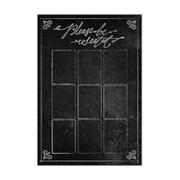 Personalised Seating Chart Kit With Chalkboard Print Design