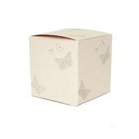 Pearl Butterfly Favour Box - 10 Pack - White