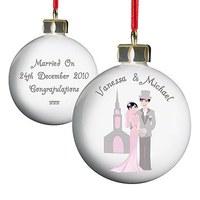 Personalised Fabulous Couple Bauble