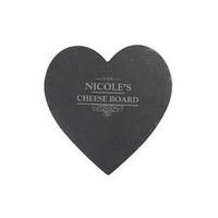Personalised Slate Heart Cheeseboard